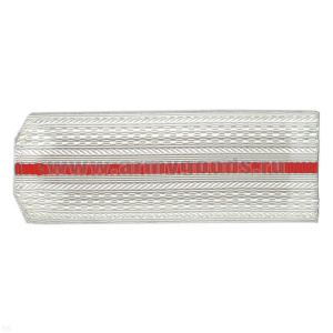 Погоны бел. 1 красн. пр. (на пластике)