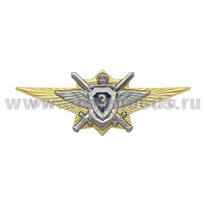 Значок мет. Классность офиц. ВС РФ 3 класс нов/обр