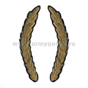 Орнамент канит. лат. на козырек (лавры)