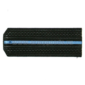 Погоны черн. 1 голуб. пр. (на плащ)