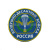 Шеврон пластизолевый Россия ВДВ (кругл. с эмбл. и надп.)