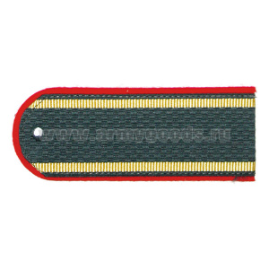 Погоны серые (красн. кант) курсантские (МВД) на пластике