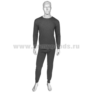 Термобелье цвет в асс-те (фуфайка и кальсоны) 70% полиэстер, 30% вискозный шелк "район"