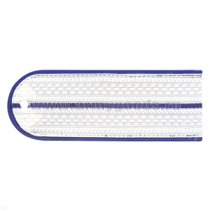 Погоны белые (васильк. кант) 1 васильк. пр. Юстиция н/о на белую рубашку (на пластике)