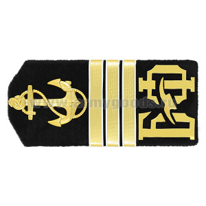 Погоны ДМБ БФ (трапеция) с чайкой и якорем (старшина 1 ст.)