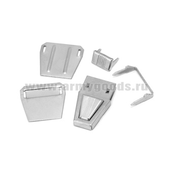 Замок-защелка мет.для сумки полевой офицерской кожаной (комплект)