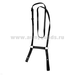 Ремень для шашки кожаный черный