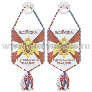 Вымпел шелкография автомобильный на присоске Войска национальной гвардии