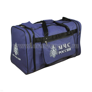 Сумка складная (твердая ткань) большая 60 л синяя МЧС России