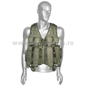 Жилет разгрузочный тактический ВОСТОК (аналог "Тарзана") ткань Rip-Stop (хаки)
