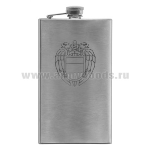 Фляга нерж/ст с лазерной гравировкой ФСО (8, 9 или 10 OZ;  240, 270 или 300 мл)