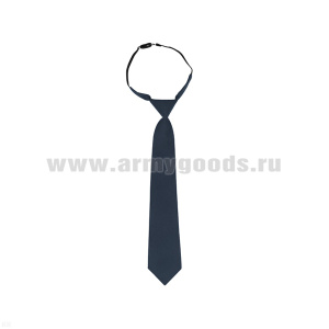 Галстук-регат простой серо-синий ФСИН п/ш