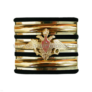 Погоны ДМБ ВМФ мал. черные мет. орел (старшина 1 ст.)