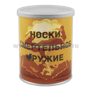 Сувенир Носки смертельное оружие (носки в банке) цвет черный, разм. 27