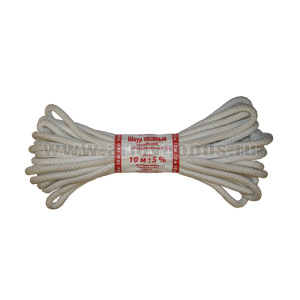 Шнур хозяйственный тройной белый 10 м D-001 / D-002