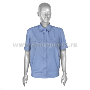 Рубашка форм. офиц. женская (кор.рук.) голубая ФСБ/ПС ФСБ р-ры с 32 по 42