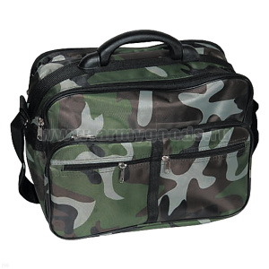 Сумка-портфель наплечная кмф зеленая