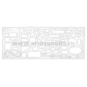 Линейка офицерская морская (без шкалы)