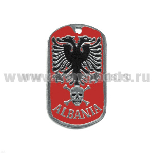 Жетон (нерж. ст., эмал.) Albania