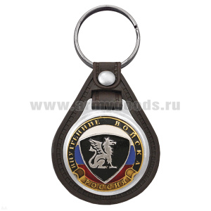 Брелок с эмблемой на виниловой подкладке ВВ грифон