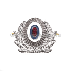 Кокарда мет. МВД бол. сереб.