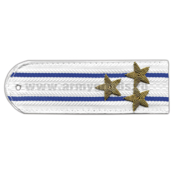 Погоны Юстиция нов/обр без канта белые вышит. канителью (полковник)