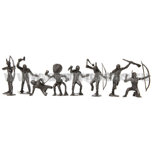 Набор игрушек пластмассовых "Индейцы" (фигурки 8 шт)