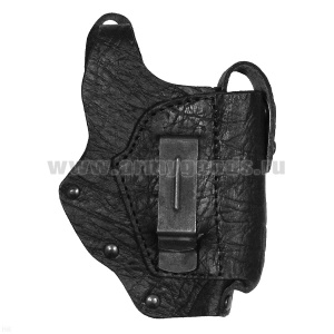 Кобура под ПМ полуоткрытая с запасной обоймой и пружиной для скрытого ношения ПК-25/2 черная