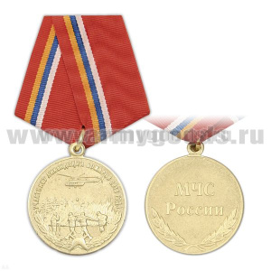 Медаль Участнику ликвидации пожаров 2010 года (МЧС России)