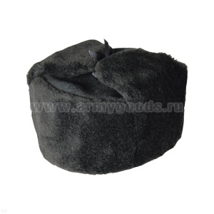 Шапка иск. мех серая