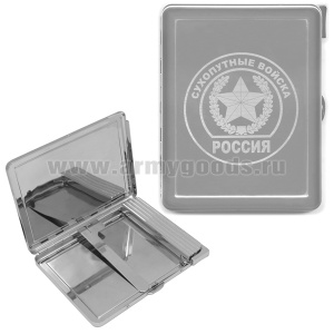 Портсигар с лазерной гравировкой Сухопутные войска