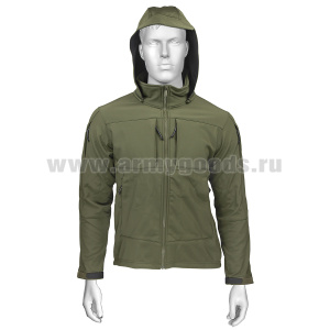 Кртк тактическая (мод. №2) оливковая с капюшоном (на молнии) 
