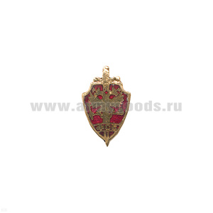 Значок мет. ФСБ на пимсе (красн.) гор. эм.