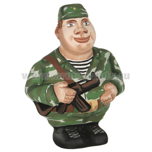Копилка керамическая Морской пехотинец (с АК)