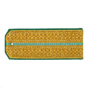 Погоны парад. зол. мет. 1 зел. пр.