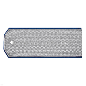 Погоны казачьи серебристые с вас. кантом чистые (оренбургское казачество) р-р 55х140 мм