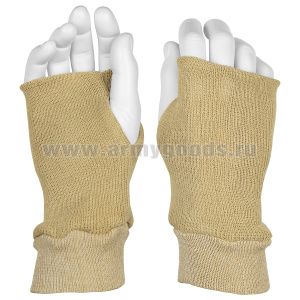 Полуперчатка-нарукавник несгораем. бежев. (пара)