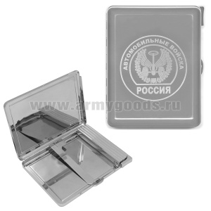 Портсигар с лазерной гравировкой Автомобильные войска