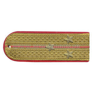 Погоны парадные золотые (металлиз.) Полиция, вышит. канителью (ст. лейтенант)