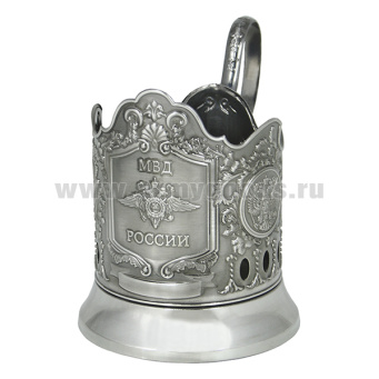 Подстаканник никелированный МВД России