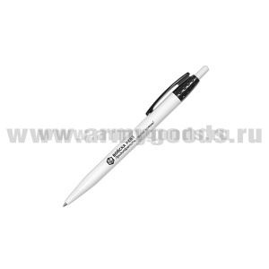 Ручка шариковая пластиковая с символикой Войска РХБЗ (Предотвратить, спасти, помочь!) (чернила синие)