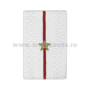 Ф/пог. Полиция белые тканые (мл. лейтенант) приказ № 777 от 17.11.20