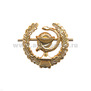 Эмбл. петл. мет. Мед. сл. ст/обр зол. (левая)