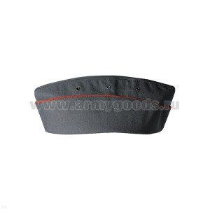 Пилотка Милиция (серая с красным кантом) п/ш