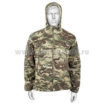 Кофта тактическая флисовая с капюшоном АНА "Дамаск" "мультикам" 