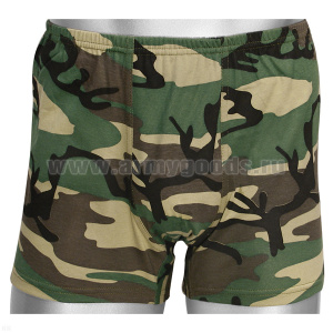 Трусы-шорты кмф 4-х цветн. зел.