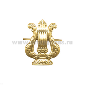 Эмбл. петл. мет. Воен.-оркестр. сл. нов/обр зол.