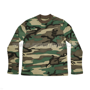 Фуфайка зим. х/б с начесом кмф зел. детская