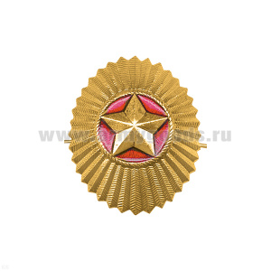 Кокарда мет. РБ ВС мал. зол.