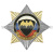 Значок мет. Орден-звезда ВВ летучая мышь